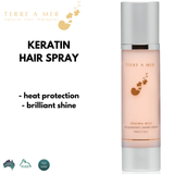 TERRE A MER Keratin Treatment Thermo Mist Hair Spray Heat Protection Styling