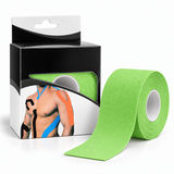 5m Roll Sports & Therapy Kinesiology Tape - 5cm Width in Light Green (Self-Adhesive)