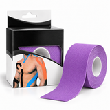 5m Roll Sports & Therapy Kinesiology Tape - 5cm Width in Purple (Self-Adhesive)