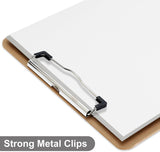 Wooden A5 Clipboard - Office Writing Board/Restaurant Menu Clip Hardboard