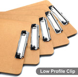 Wooden A5 Clipboard - Office Writing Board/Restaurant Menu Clip Hardboard