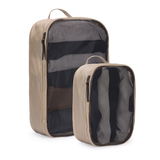 Thule 2pc Small & Medium Packing Cube Set - Gentle Beige (Travel Organiser Bags)