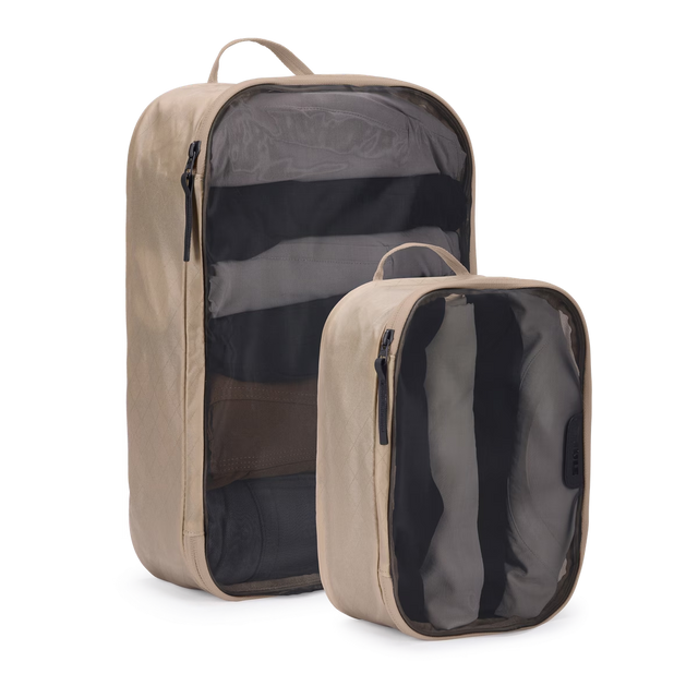 Thule 2pc Small & Medium Packing Cube Set - Gentle Beige (Travel Organiser Bags)