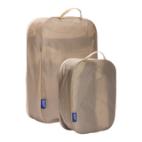 Thule 2pc Small & Medium Packing Cube Set - Gentle Beige (Travel Organiser Bags)