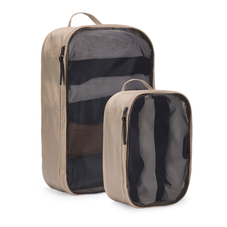 Thule 2pc Small & Medium Packing Cube Set - Gentle Beige (Travel Organiser Bags)
