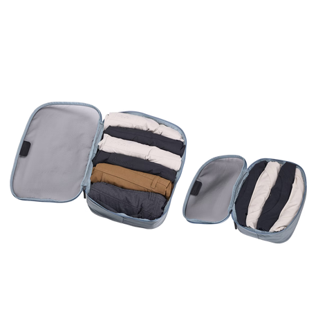 Thule 2pc Small & Medium Packing Cube Set - Pond Grey (Travel Organiser Bags)