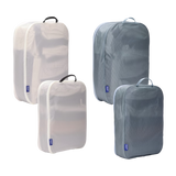 Thule 4pc Family Packing Cube Set (2x Medium & 2x Large) - Pond Grey/White (Travel Organiser Bags)