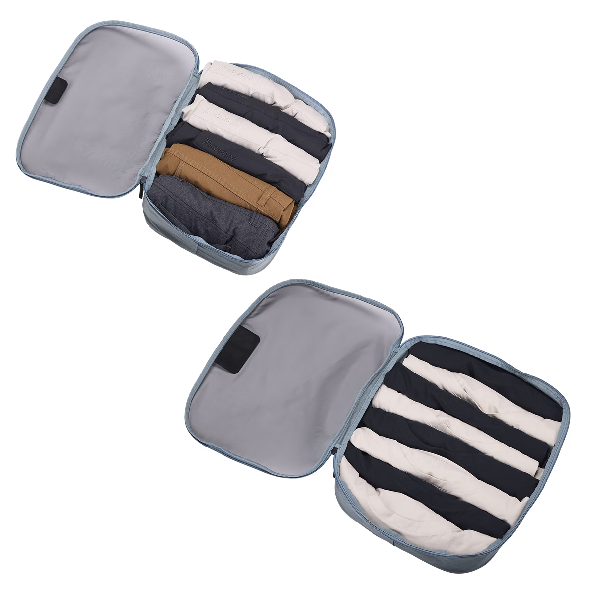 Thule 4pc Family Packing Cube Set (2x Medium & 2x Large) - Pond Grey/White (Travel Organiser Bags)
