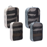 Thule 4pc Family Packing Cube Set (2x Medium & 2x Large) - Pond Grey/White (Travel Organiser Bags)