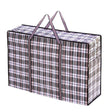 10x Extra Large Checkered Bags  - Striped Shopping Bags - 80cm x 70cm x 30cm