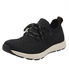 Alegria Traq Froliq Womens Walking Shoes - Black Size EU37-41 (Lace Up Lightweight Sneakers)