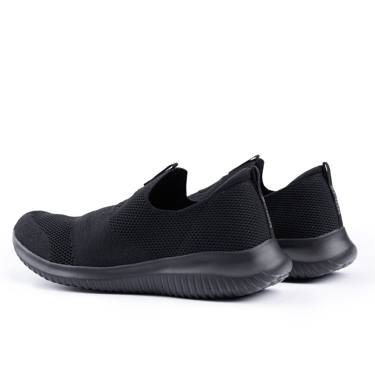 Sfida Tranquil Womens Slip On Walkers - Black (Knit Comfort Shoes)