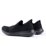 Sfida Tranquil Womens Slip On Walkers - Black (Knit Comfort Shoes)