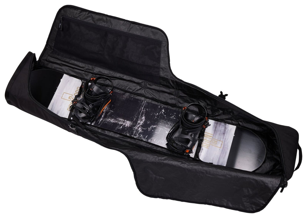 THULE 165cm RoundTrip Snowboard Roller Padded Bag Holds 2 Boards & Boots in Black