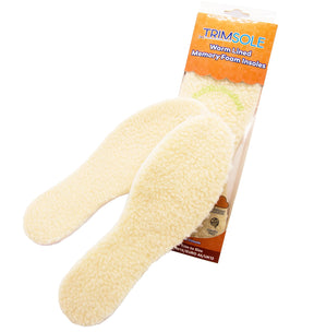Trimsole Warm Lined Memory Foam Insoles Shoe Pads (Inserts)