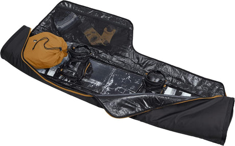 Thule RoundTrip 165cm Snowboard Padded Bag - Black/Wood Thrush (w/ Boot Storage)