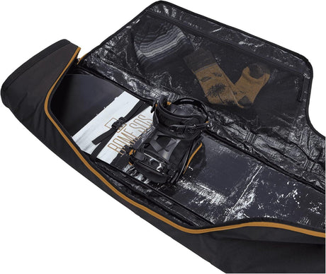 Thule RoundTrip 165cm Snowboard Padded Bag - Black/Wood Thrush (w/ Boot Storage)