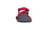 Xero Kids Z-Trail Barefoot Hiking Sandals - Charcoal/Red Pepper (Zero Drop)