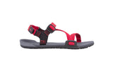 Xero Kids Z-Trail Barefoot Hiking Sandals - Charcoal/Red Pepper (Zero Drop)