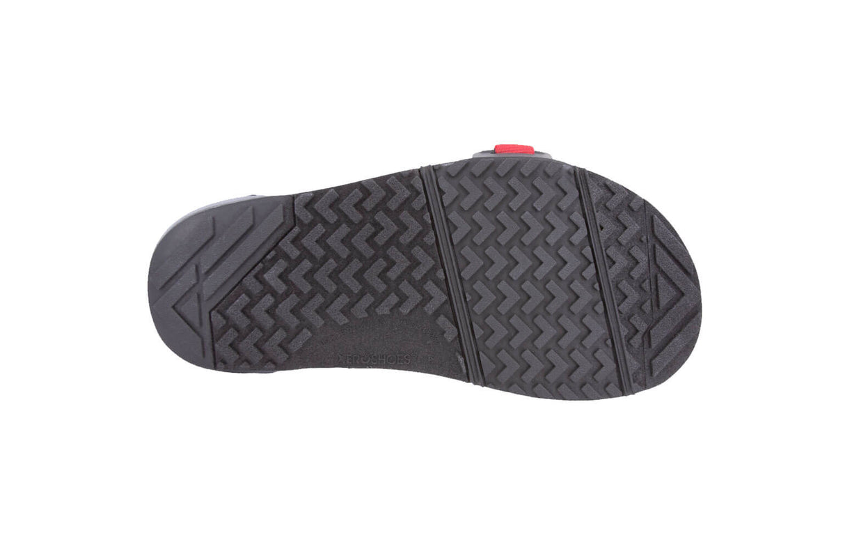 Xero Kids Z-Trail Barefoot Hiking Sandals - Charcoal/Red Pepper (Zero Drop)