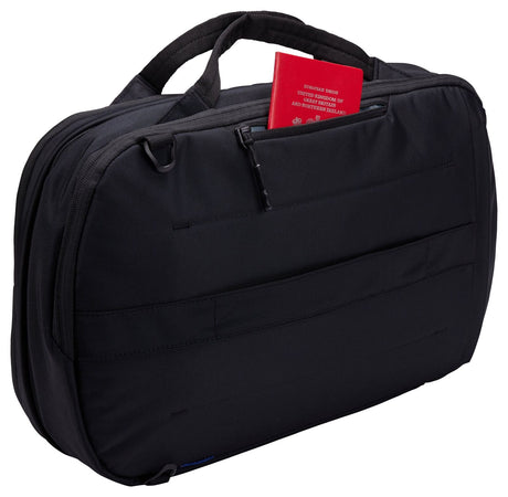 THULE Subterra 15–23L Hybrid Travel Bag Expandable Backpack w/ 16" Laptop Sleeve in Black