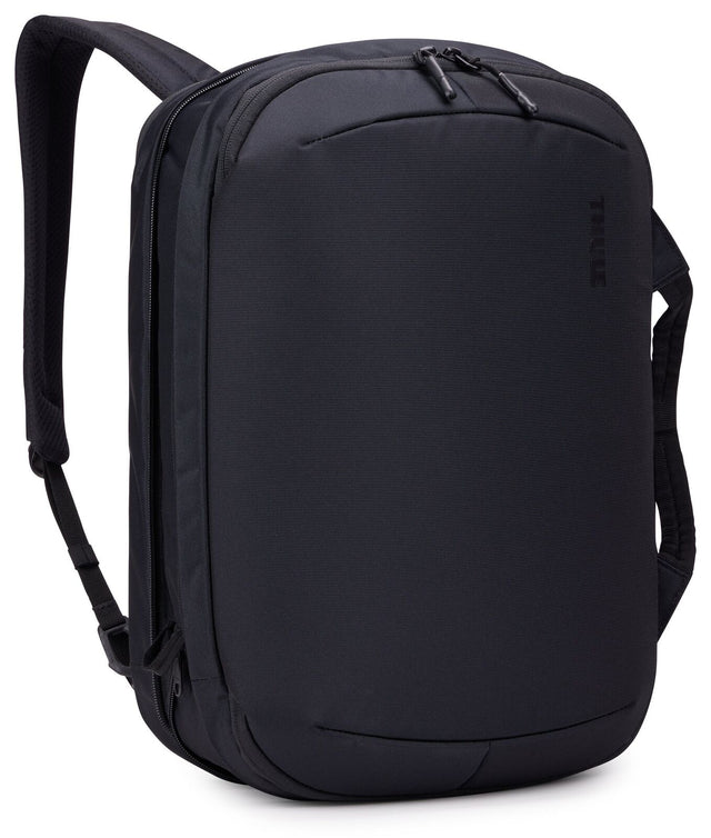 THULE Subterra 15–23L Hybrid Travel Bag Expandable Backpack w/ 16" Laptop Sleeve in Black