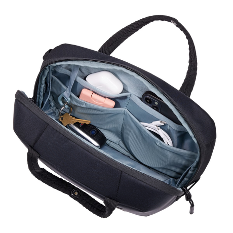 THULE Subterra 5–7L Expandable Crossbody Bag Secure Travel Shoulder Pack in Black