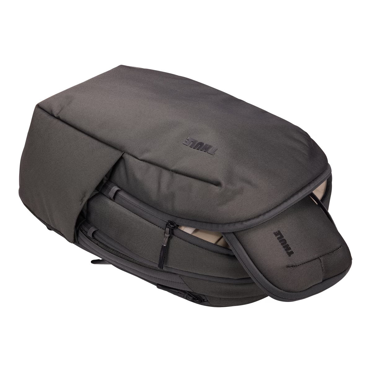 THULE Subterra Powershuttle Pouch Tech Organiser Travel Case in Vetiver Gray - Medium