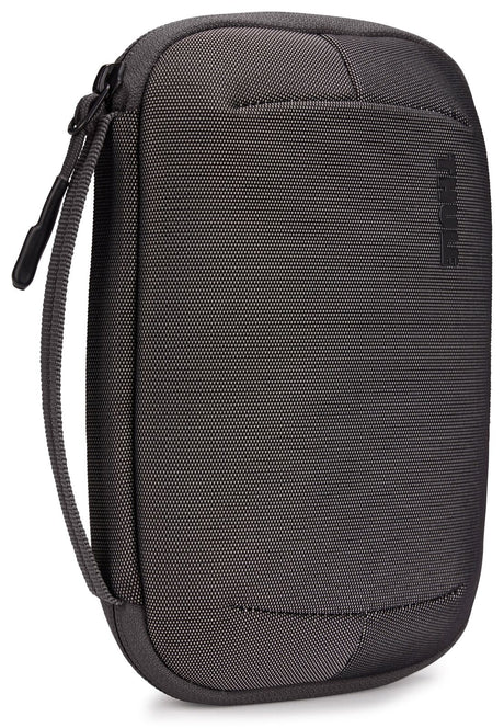 THULE Subterra Powershuttle Pouch Tech Organiser Travel Case in Vetiver Gray - Medium