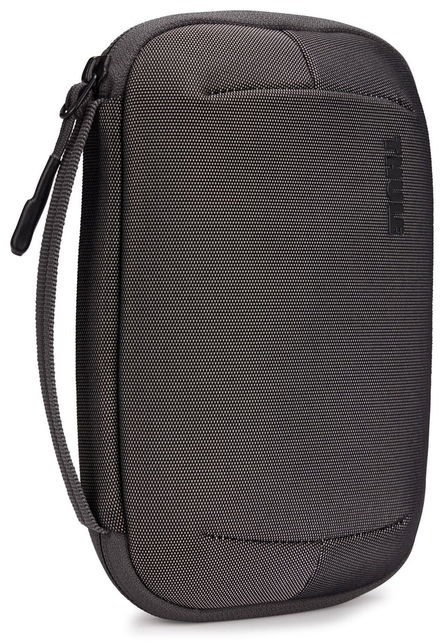 THULE Subterra Powershuttle Pouch Tech Organiser Travel Case in Vetiver Gray - Medium