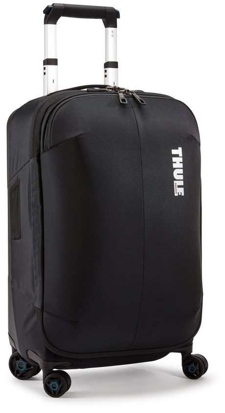 Thule Subterra 55cm/33L Carry On Spinner Suitcase - Black (Travel Wheeled Luggage)