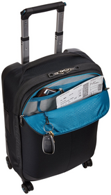 Thule Subterra 55cm/33L Carry On Spinner Suitcase - Black (Travel Wheeled Luggage)