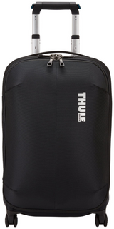 Thule Subterra 55cm/33L Carry On Spinner Suitcase - Black (Travel Wheeled Luggage)