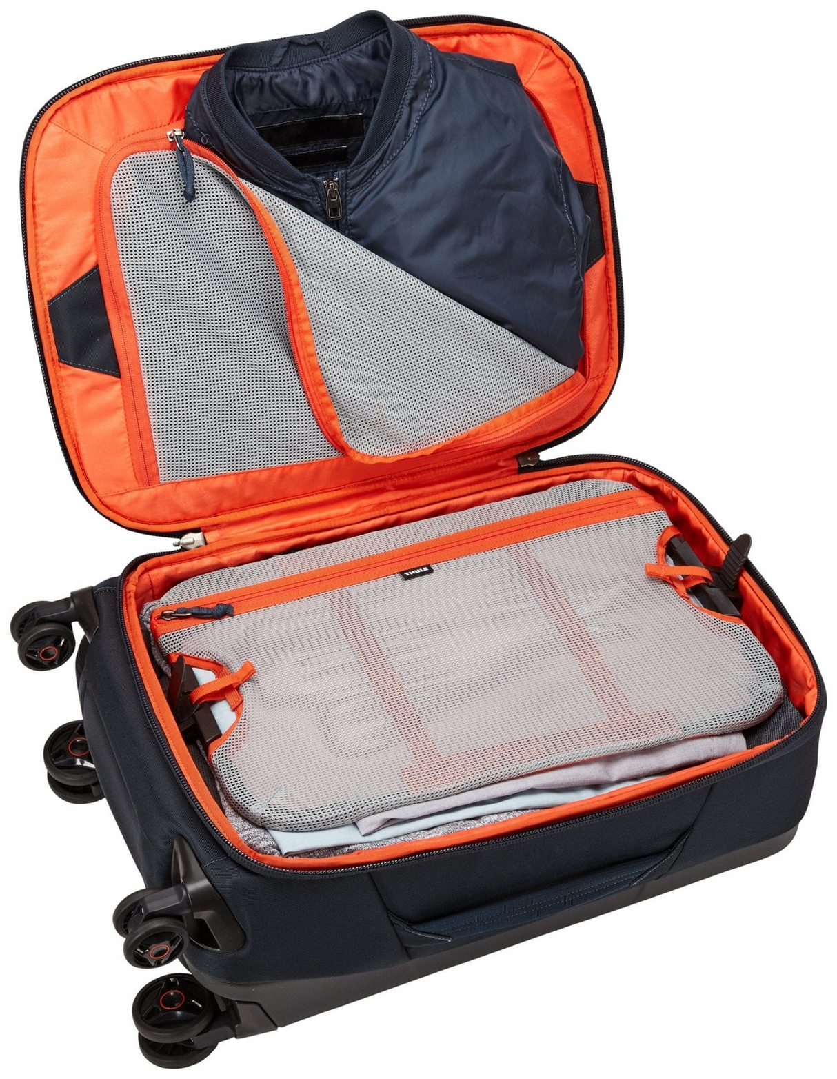 Thule Subterra 55cm/33L Carry On Spinner Suitcase - Mineral Dark Blue (Travel Wheeled Luggage)
