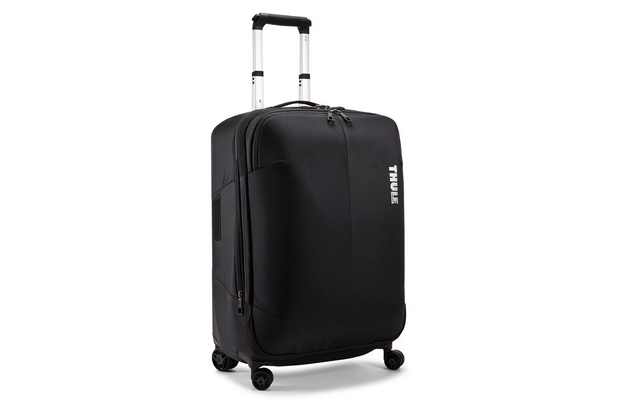 Thule Subterra 63cm/63L Checked Spinner Suitcase - Black (Travel Wheeled Luggage)