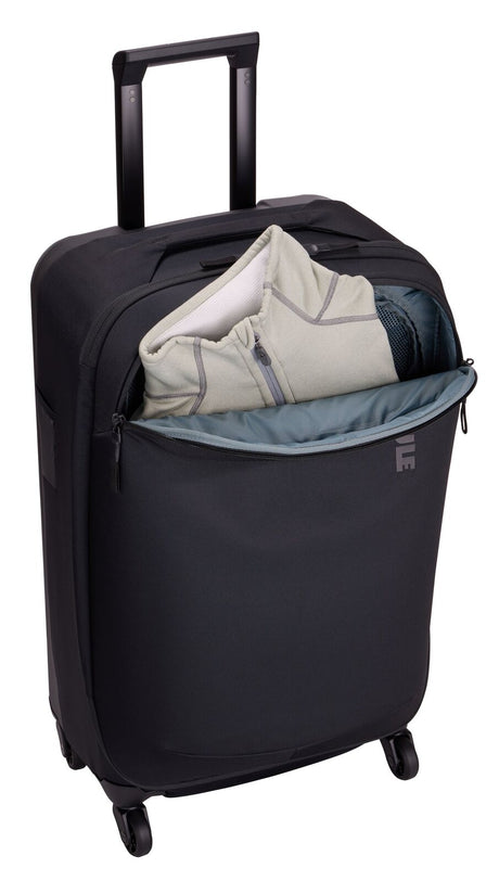 THULE Subterra 65L Checked Spinner Suitcase 68cm 4-Wheel Luggage Bag in Black