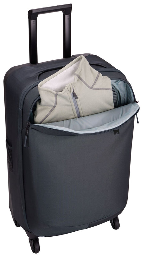 THULE Subterra 65L Checked Spinner Suitcase 68cm 4-Wheel Luggage Bag in Dark Slate