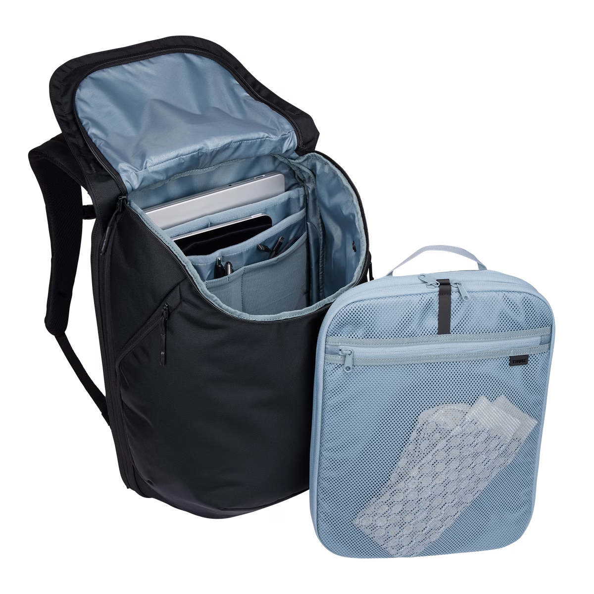THULE Subterra 26L Travel Expandable Backpack Bag in Black