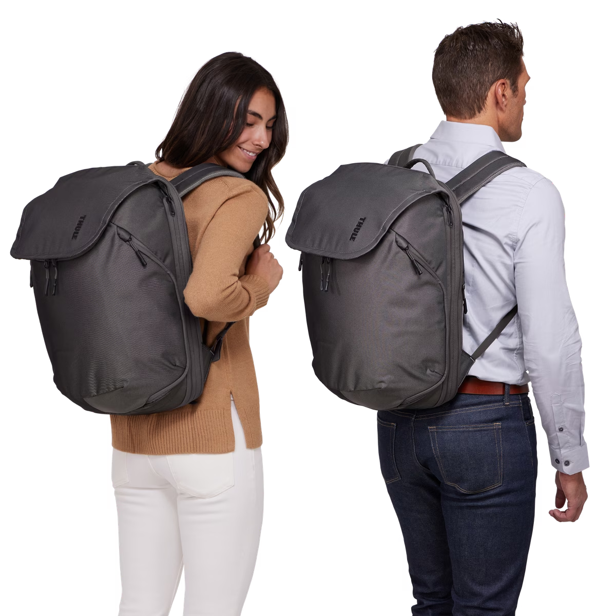 THULE Subterra 26L Travel Expandable Backpack Bag in Vetiver Grey