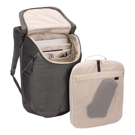 THULE Subterra 26L Travel Expandable Backpack Bag in Vetiver Grey