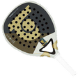 Tretorn Triumph Rally Control Padel Racquet Paddle Racket in Gold/White