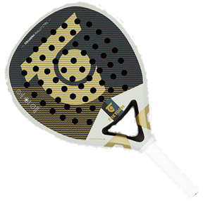 Tretorn Triumph Rally Control Padel Racquet Paddle Racket in Gold/White
