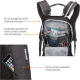 Thule Uptake Hydration Cycling Bike Riding Bag in Black (8L Storage + 2.5L Water Reservoir)