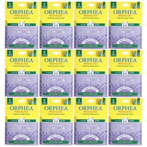 12x Orphea 2pcs Clothes Protector Scented Natural Diffuser Hanger Bulk Pack - Lavender (Closet/Wardrobe)
