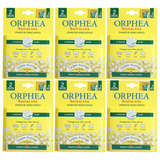 6x Orphea 2pcs Clothes Protector Scented Natural Diffuser Hanger Bulk Pack - Flower (Closet/Wardrobe)