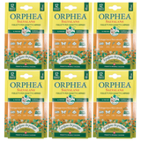 6x Orphea 12pcs Clothes Protector Scented Strips Bulk Pack - Sandalwood & Bergamot (Drawers/Closets)