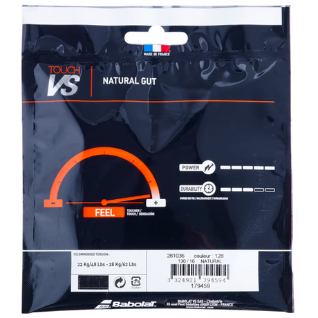 Babolat Touch VS Natural Gut Tennis String 130/16 - 6m Half Set