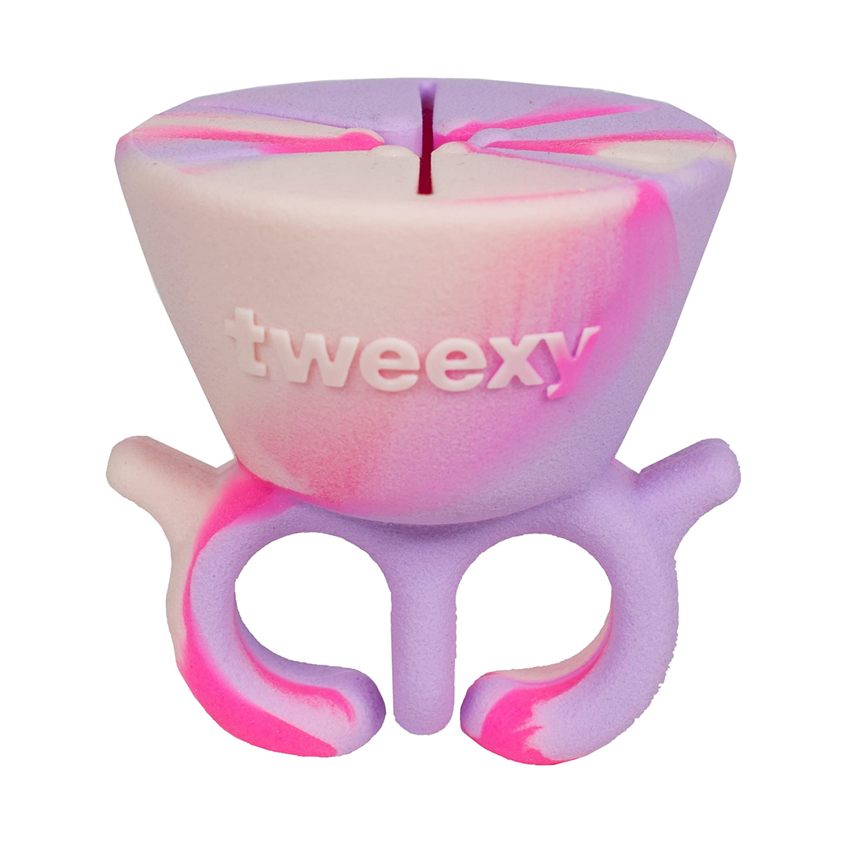 Tweexy Nail Polish Bottle Holder Washable Wearable Ring Silicone - Sapphire Night