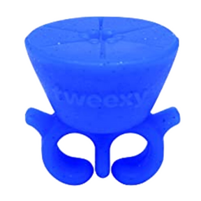 Tweexy Nail Polish Bottle Holder Washable Wearable Ring Silicone - Sapphire Night