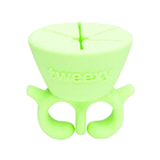 Tweexy Nail Polish Bottle Holder Washable Wearable Ring Silicone
